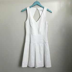 NWT Trina Turk White Open Back Dress